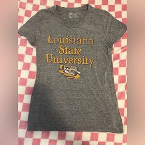 Gray Louisiana State University T-Shirt